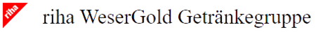 riha WeserGold Getränkegruppe