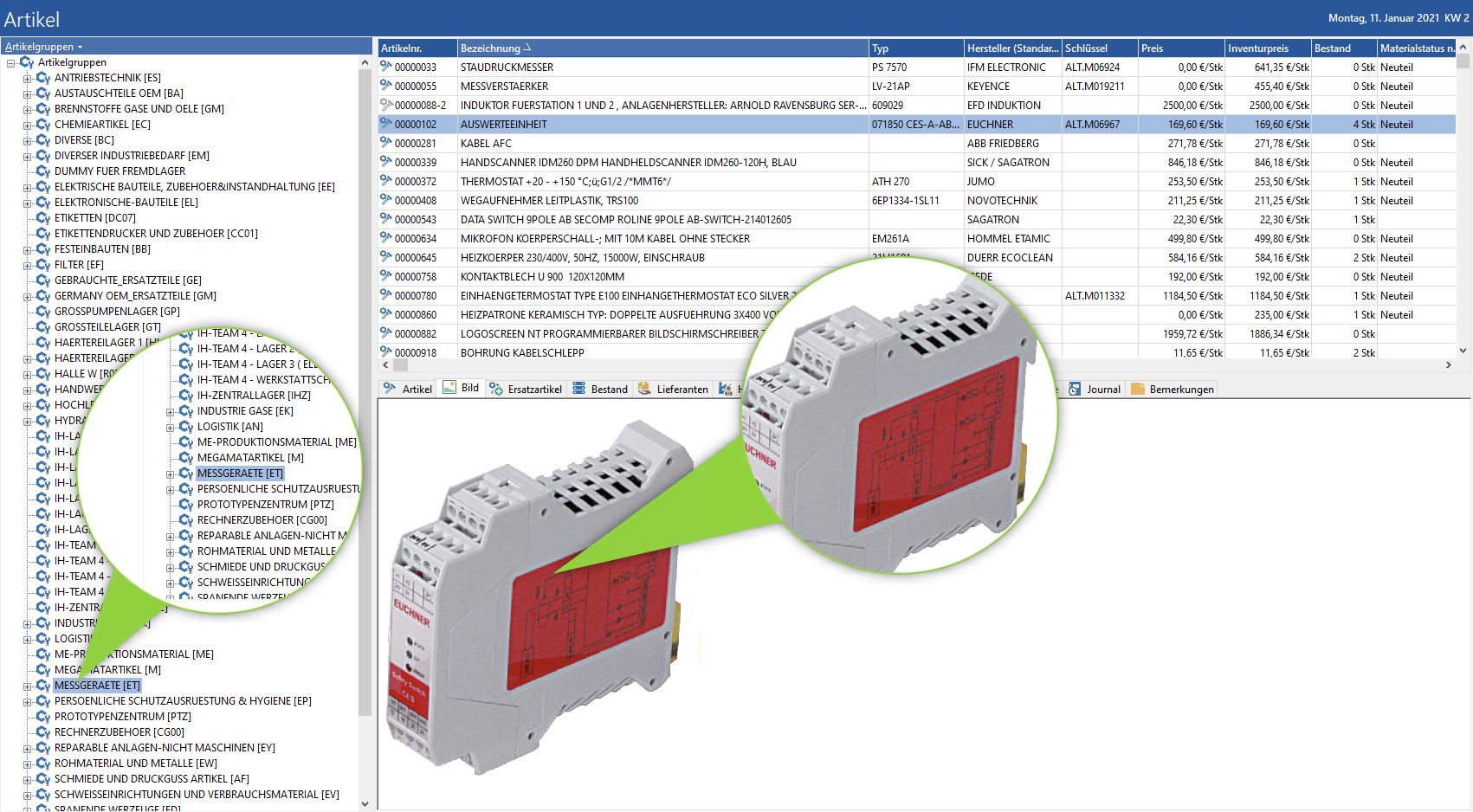 Material- und Warenwirtschaft